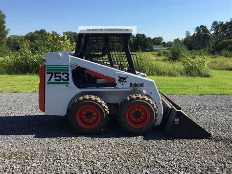 1993 skid steer trailer|bobcat 753 skid steer.